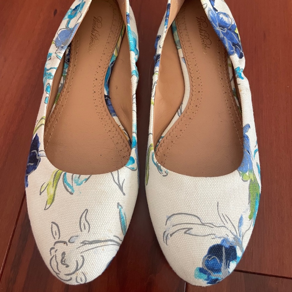 Brooks brothers ladies canvas flats